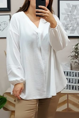 Blusa Oversize Telma Blanco