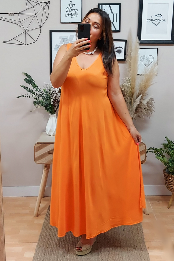 Vestido Penelope Naranja