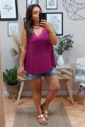 Lencera Cloe Crep Buganvilla