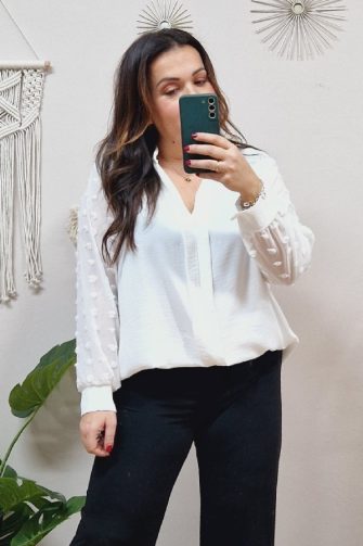 Blusa Plumeti Blanca