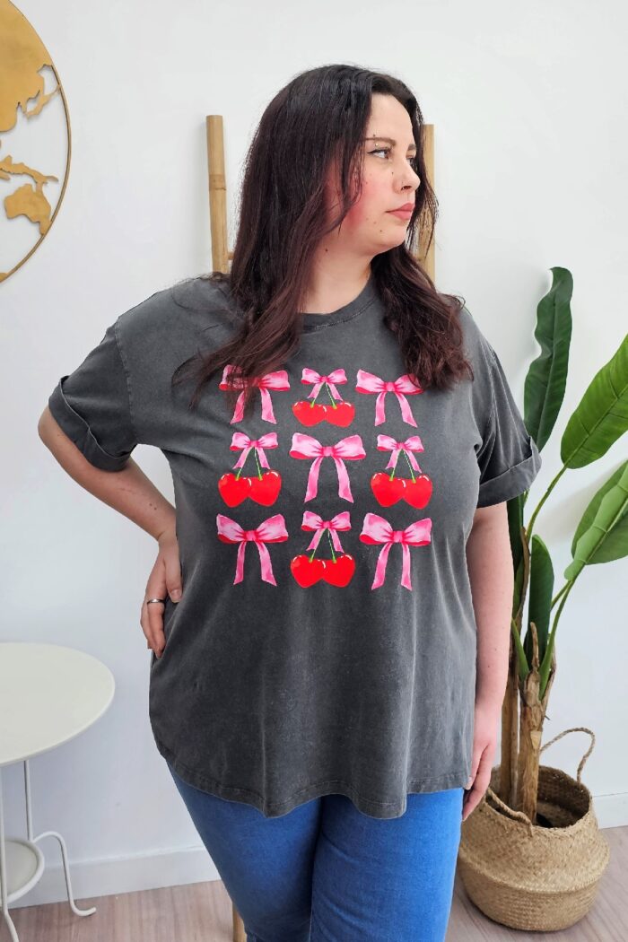Camiseta Lavada Lazos