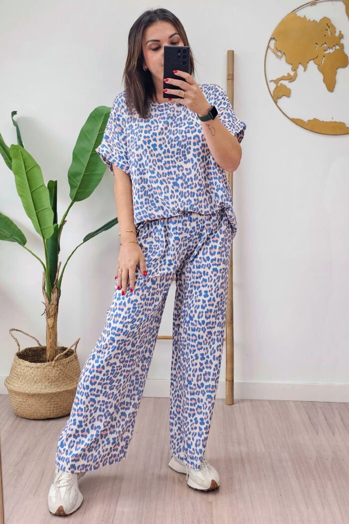 Conjunto Print Azul