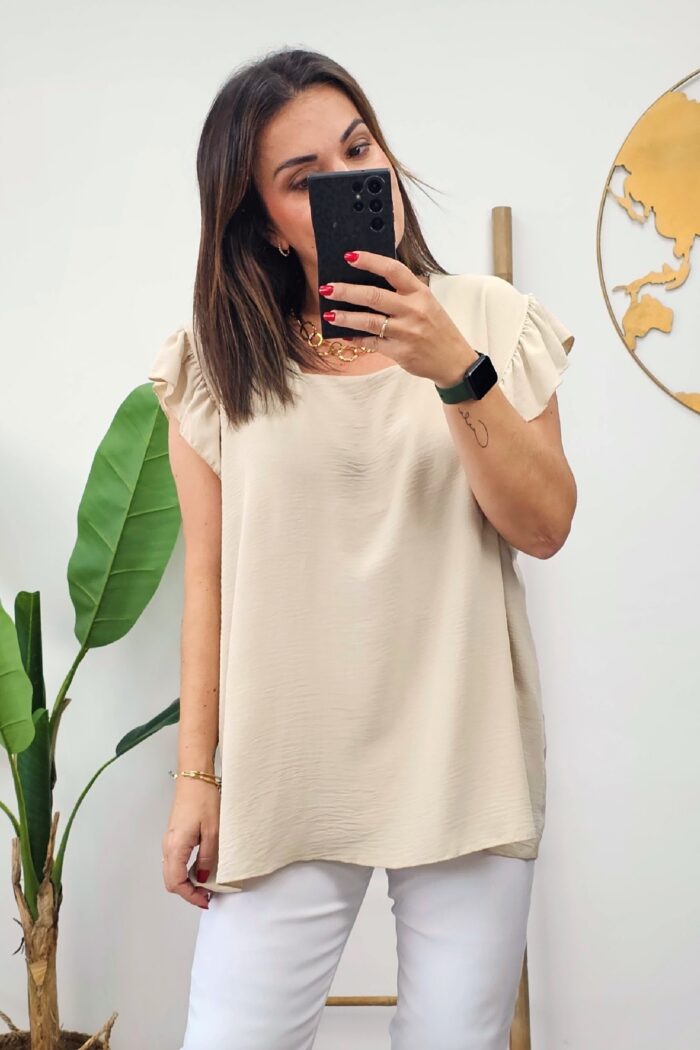 Blusa Alice Beige