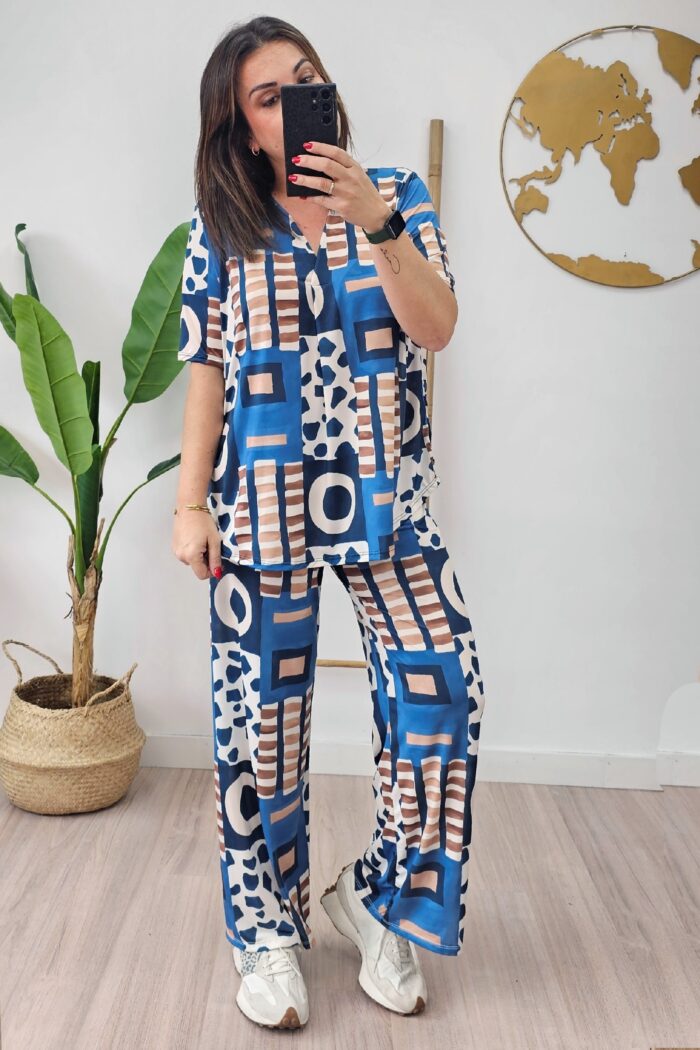 Conjunto Tribal Azul