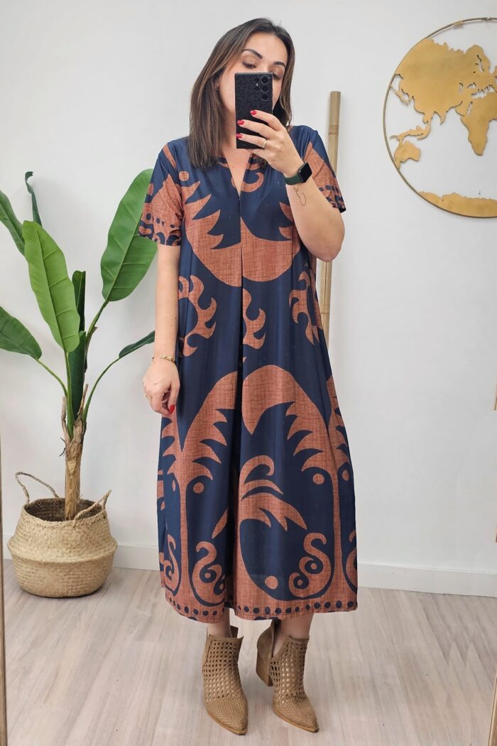 Vestido Senegal Marino