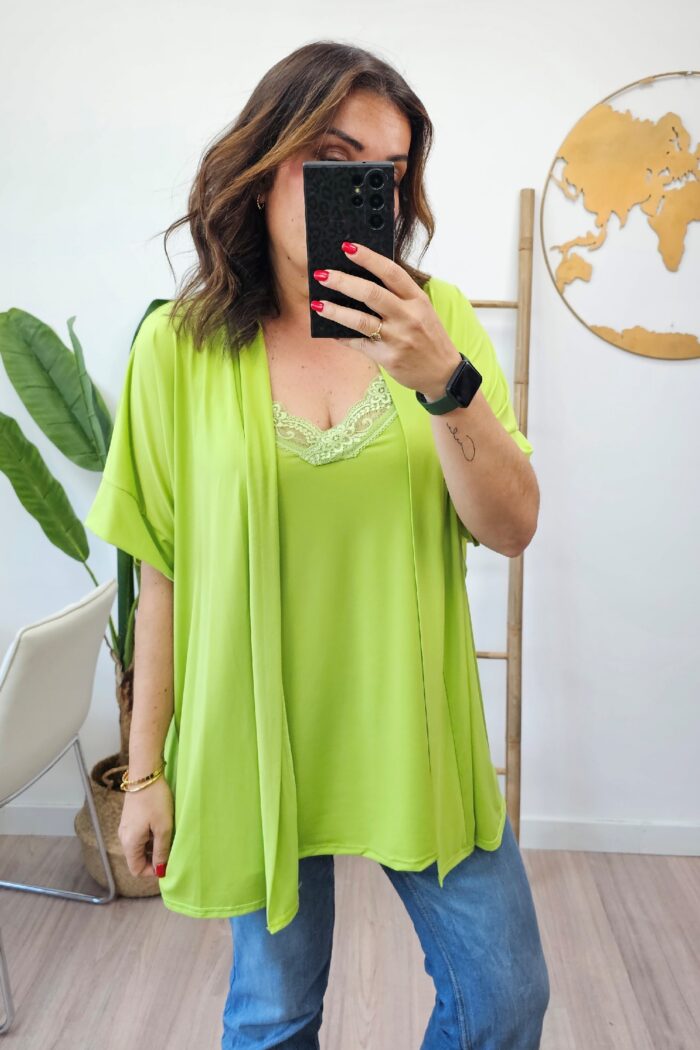 Kimono Punto Verde Lima