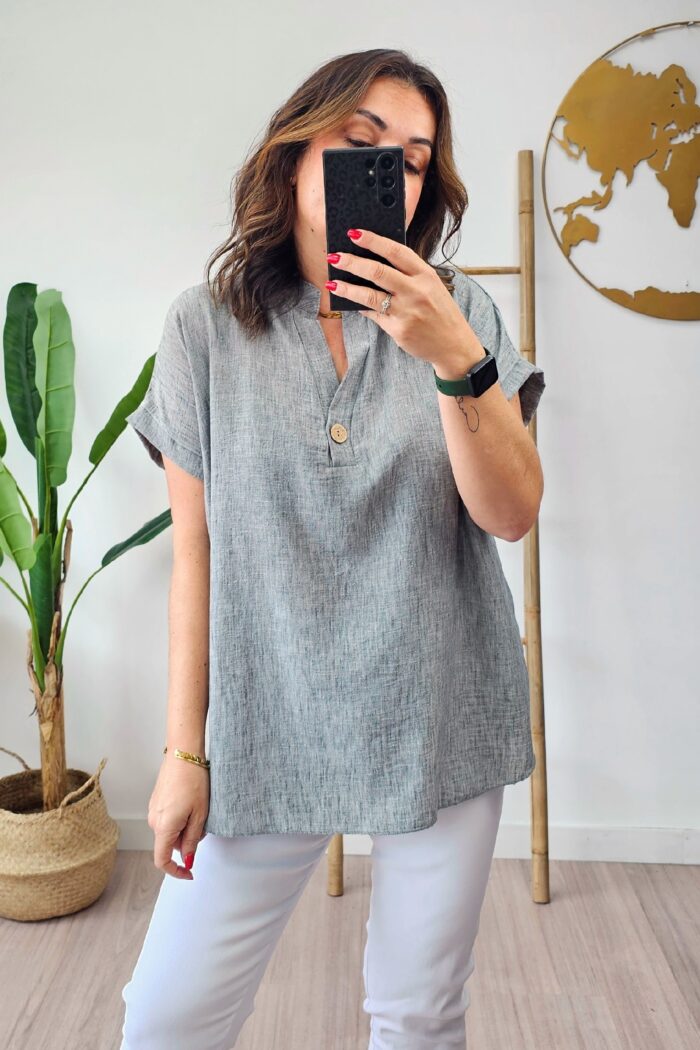 Blusa Elena Gris