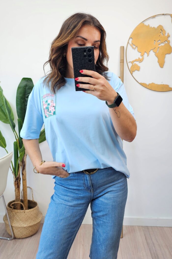 Camiseta Summer Azul