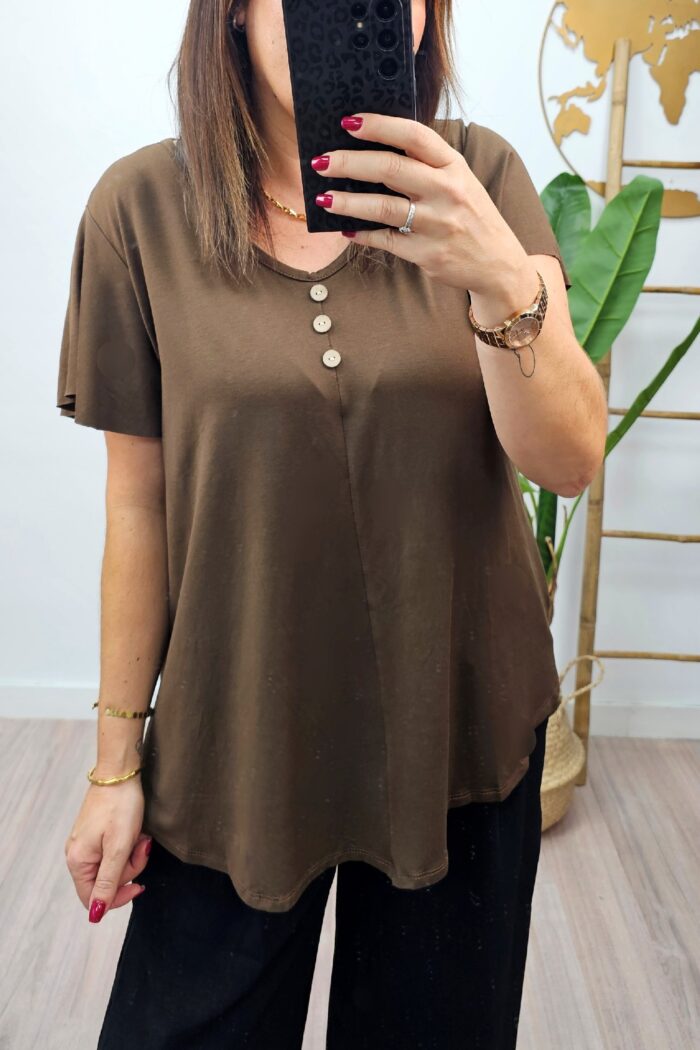 Top Habana Marron