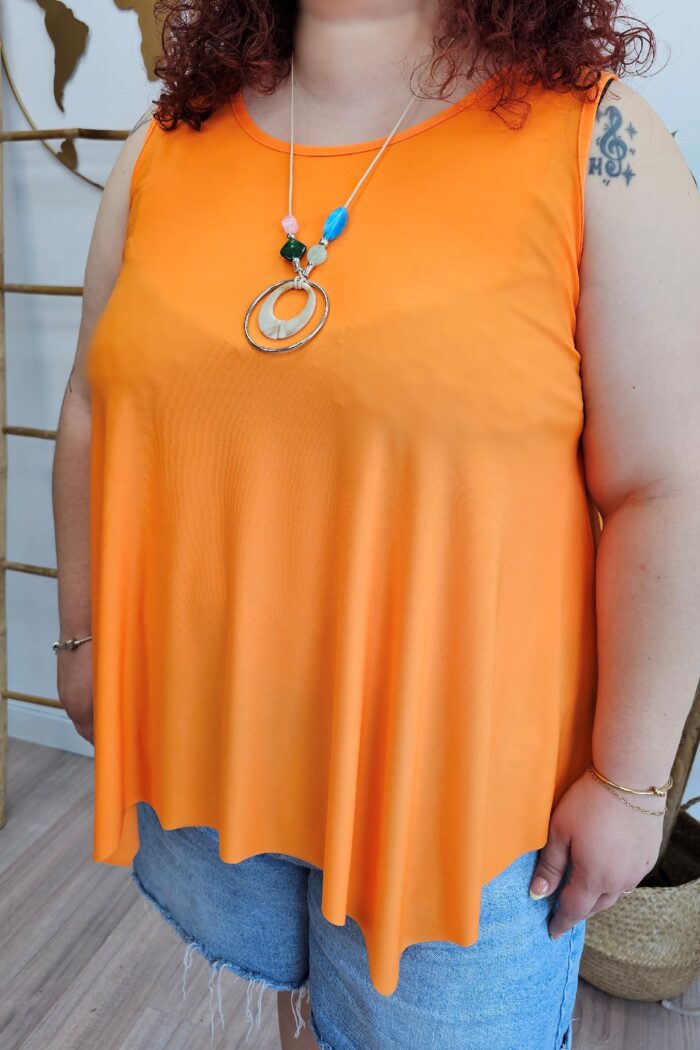 Top Tirante Naranja