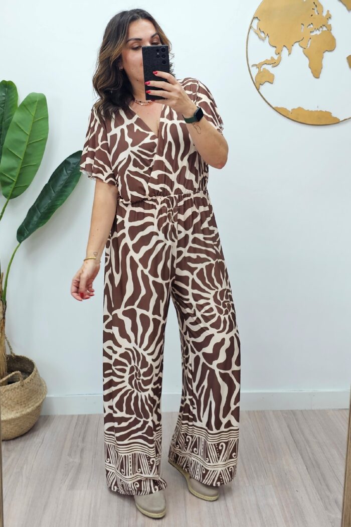Mono Estampado Marron