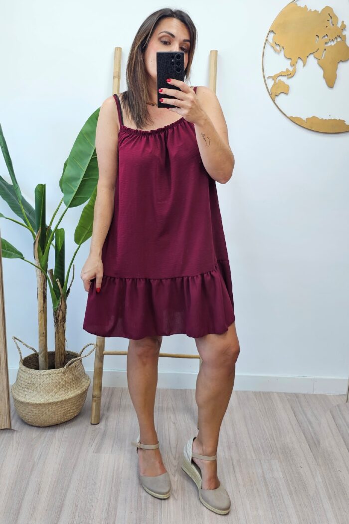 Vestido Mimi Burdeos