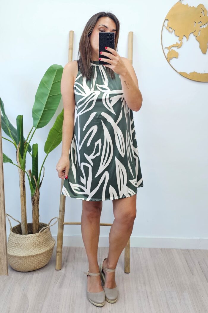 Vestido Silvia Kaki