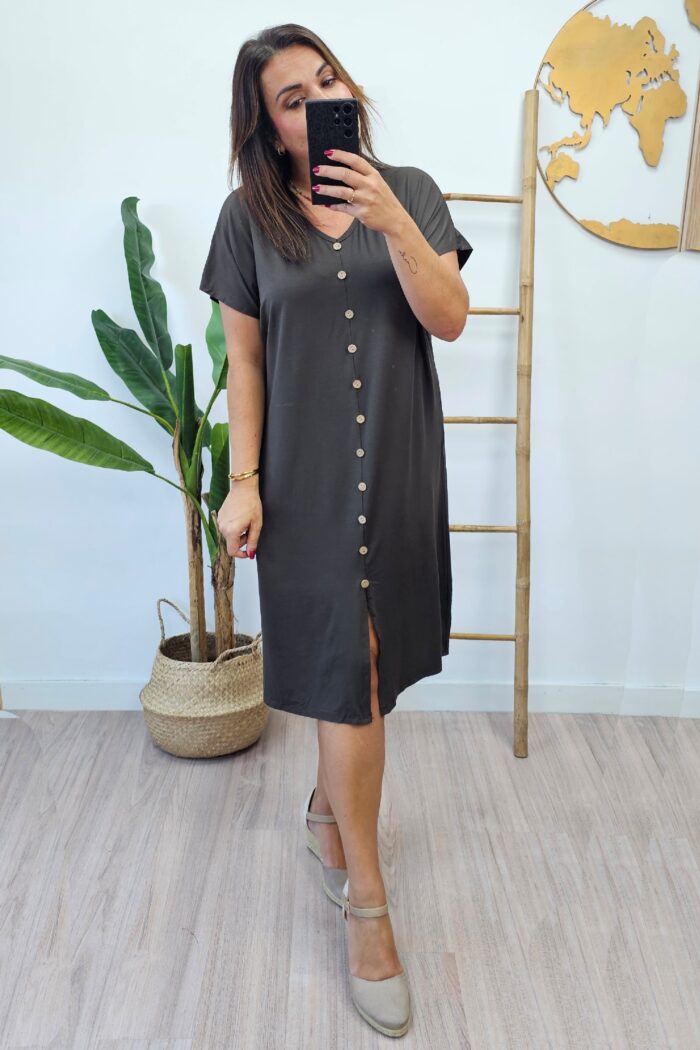 Vestido Habana Marron