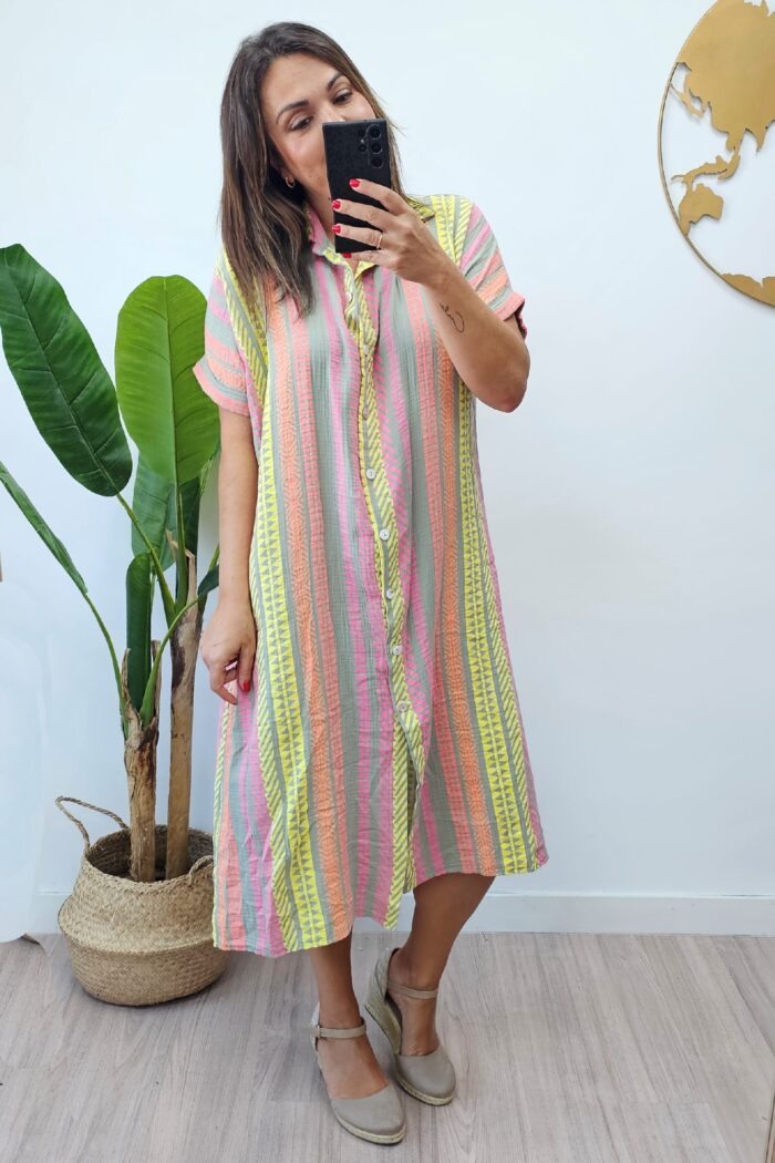 Vestido Ibiza Kaki