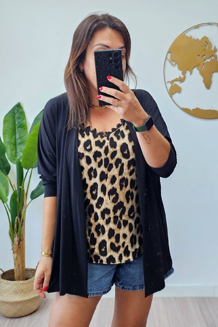 Kimono Punto Negro