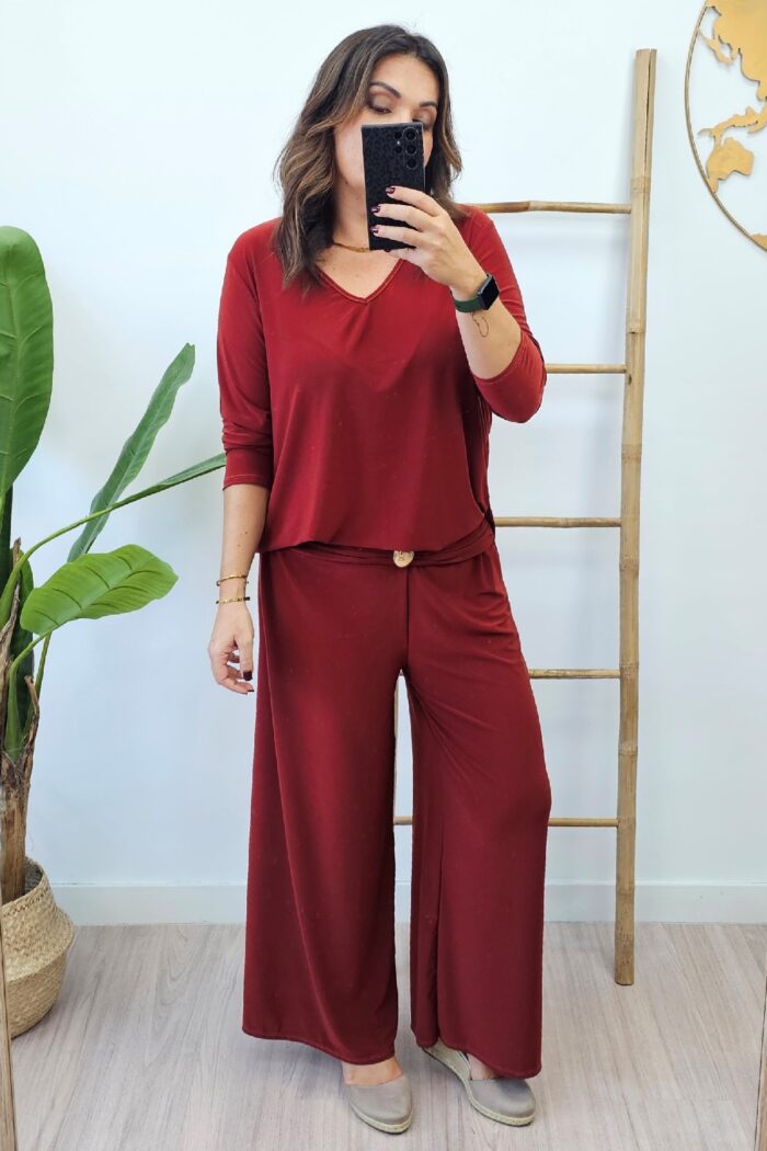 Pantalón Valeria Teja