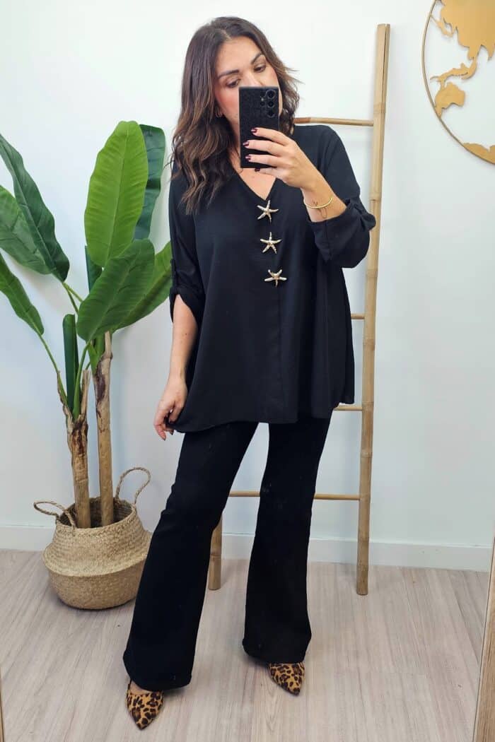 Blusa Starfish Negra