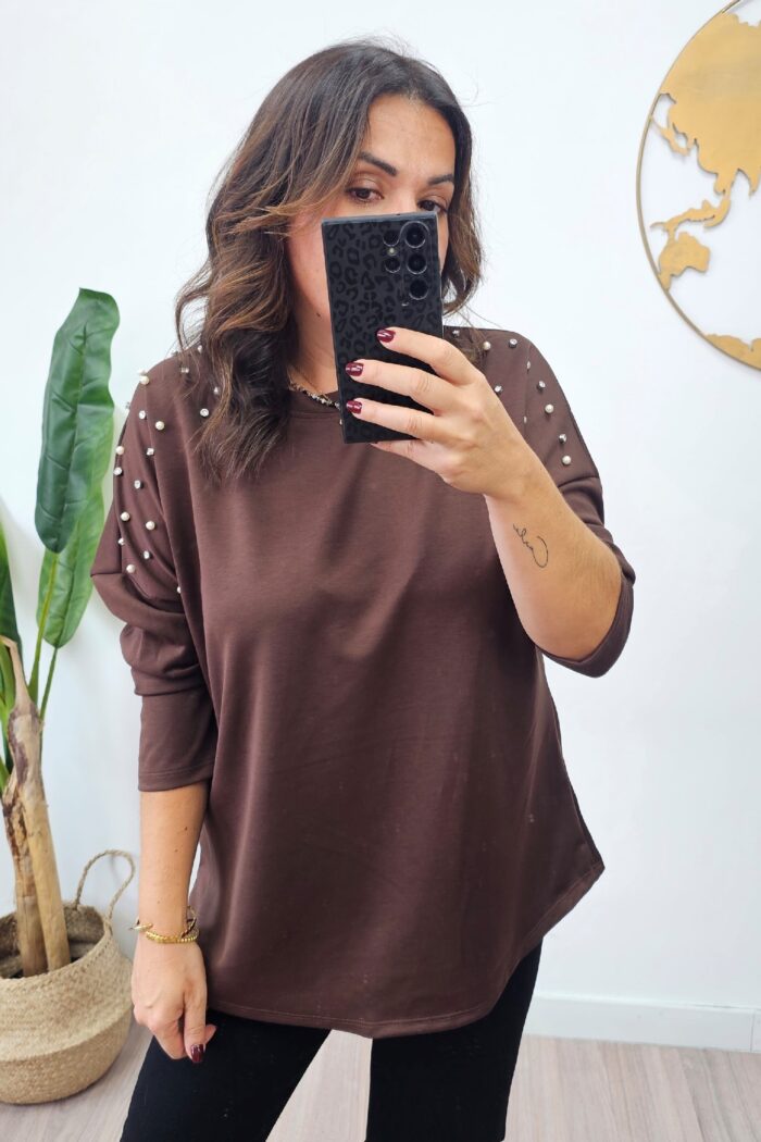 Sudadera Pearl Marron