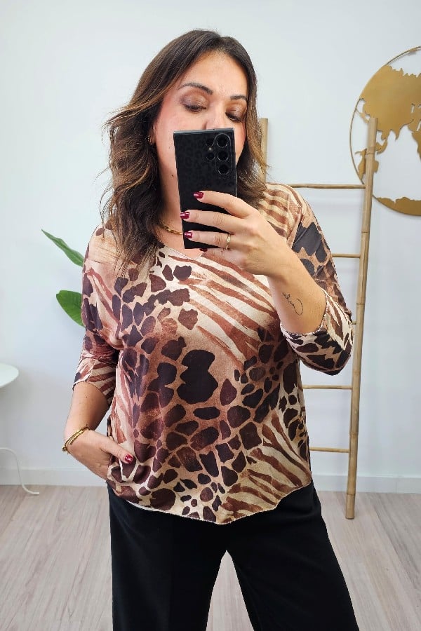 Top Safari Marron