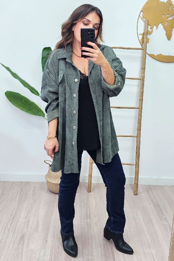 Sobrecamisa Plus Kaki