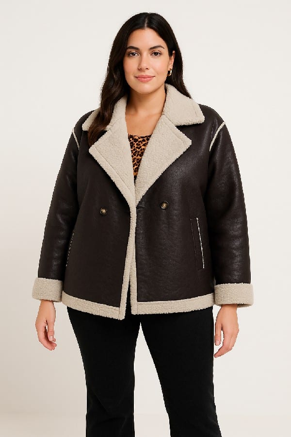 Chaqueta Aviador Beige