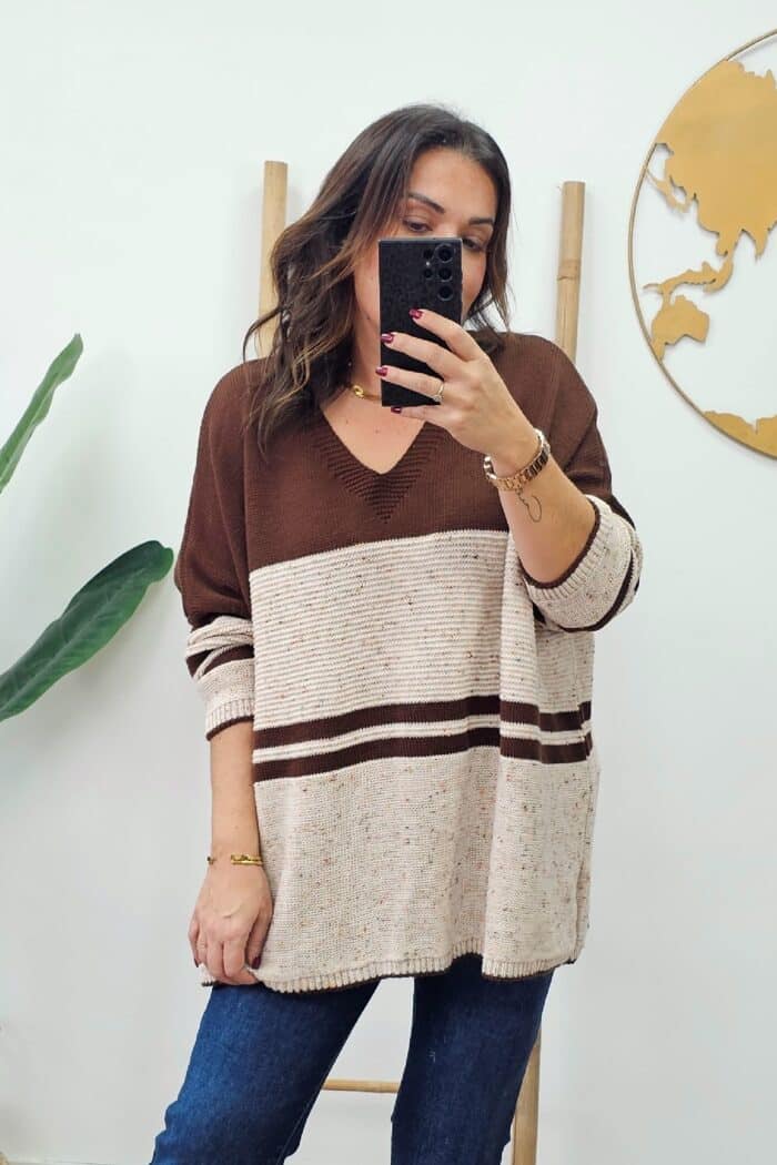 Jersey Plus Alaska Marron