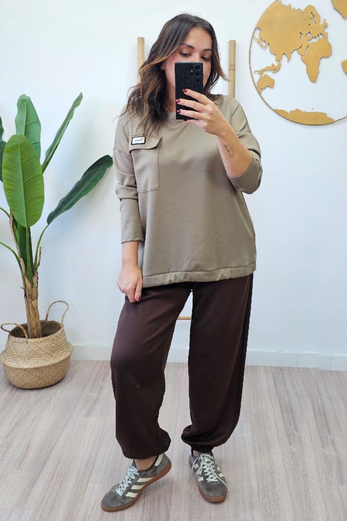 Pantalón Nela Marron