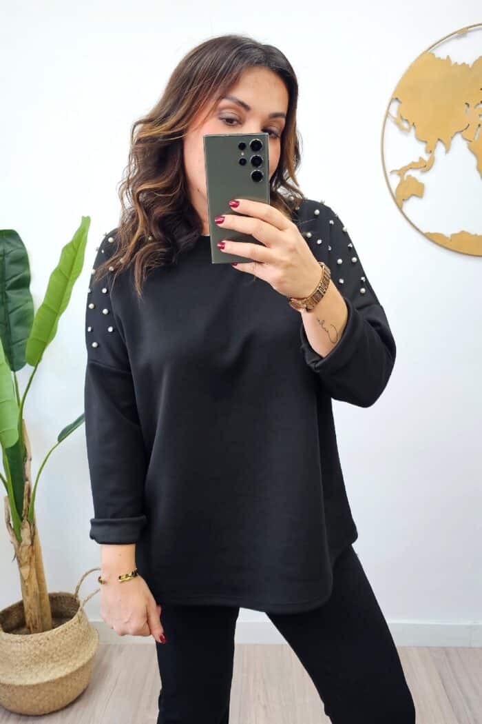 Sudadera Pearl Negra