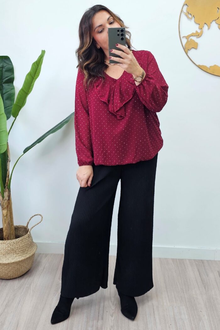 Blusa Lety Burdeos