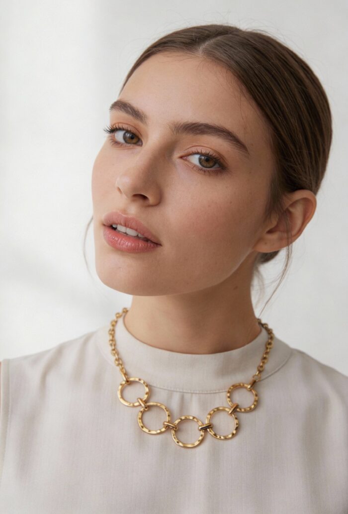 Collar Circle Dorado