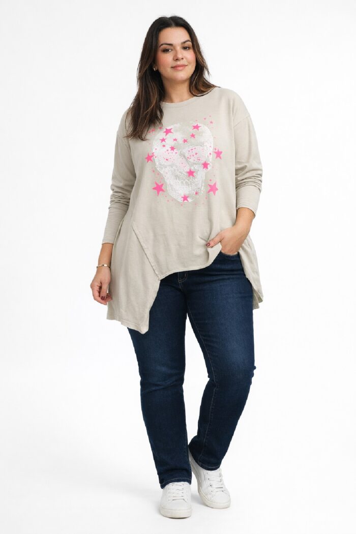 Camiseta Skull Fluor