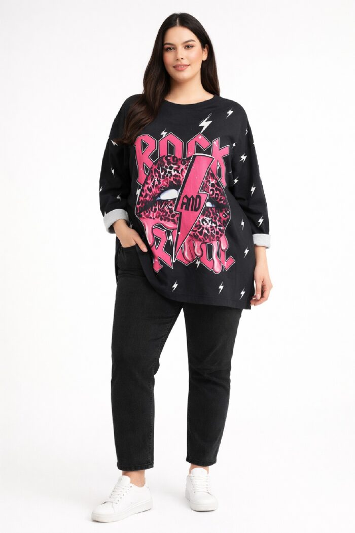 Sudadera Oversize Rock