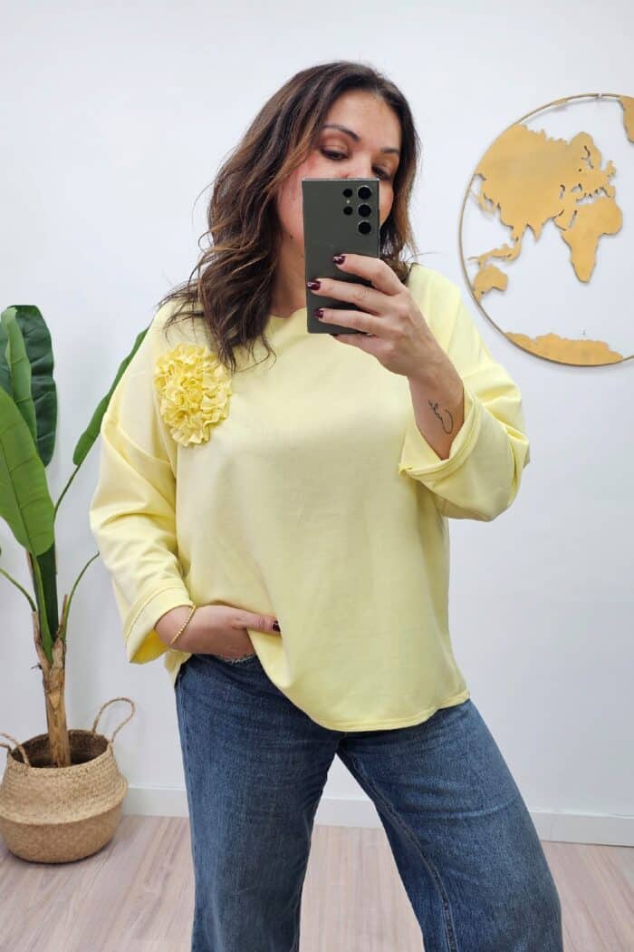 Camiseta Abril Amarillo