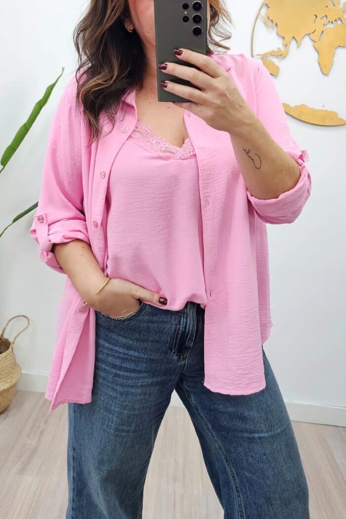 Camisa Graciela Rosa