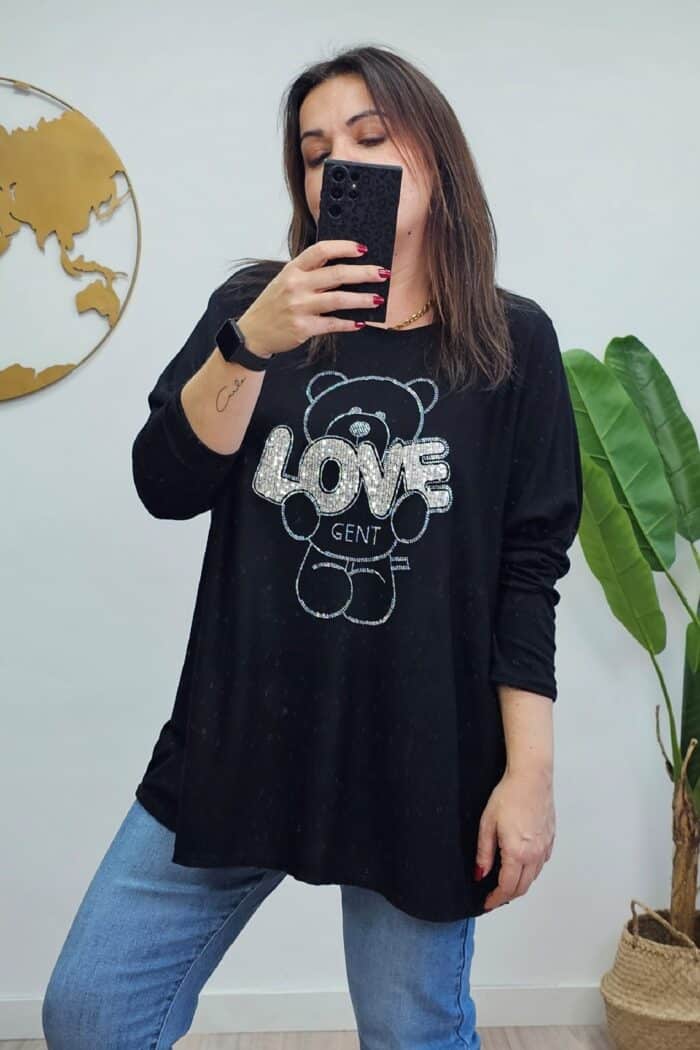 Jersey Maxi Oso Negro