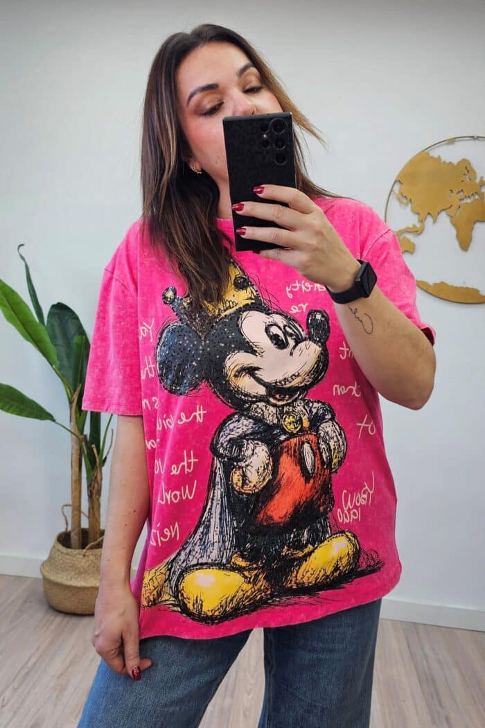 Camiseta Lavada Mickey