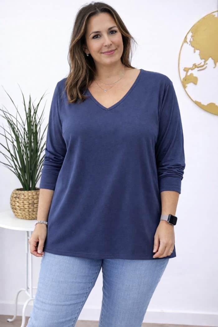Top Armony Manga Azul