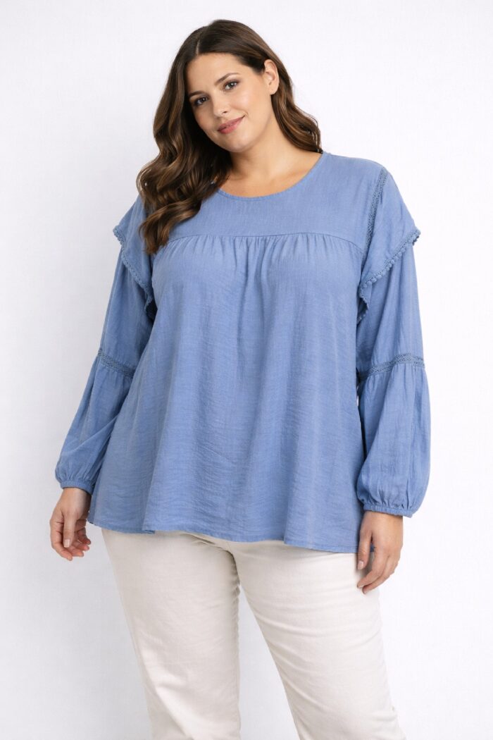 Blusa Romantic Azul