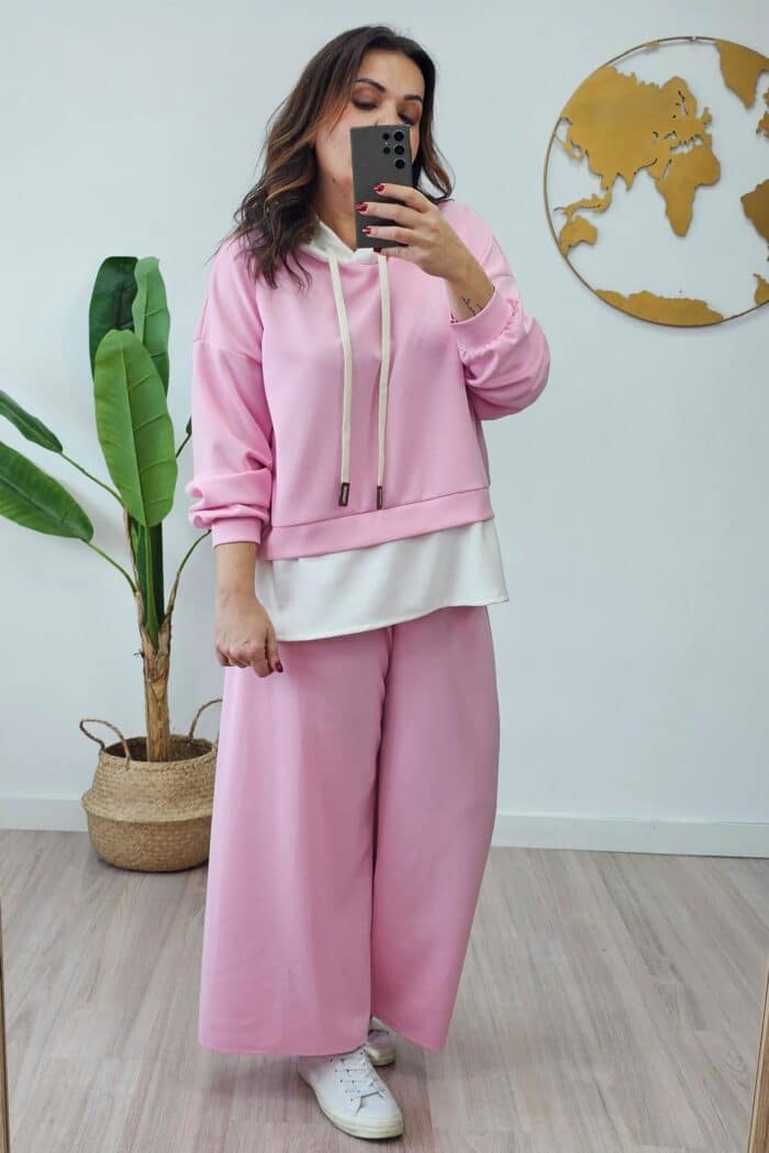 Conjunto Oxford Rosa