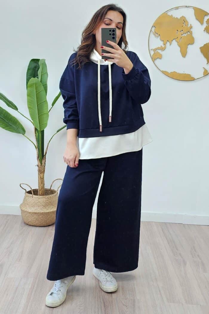 Conjunto Oxford Marino