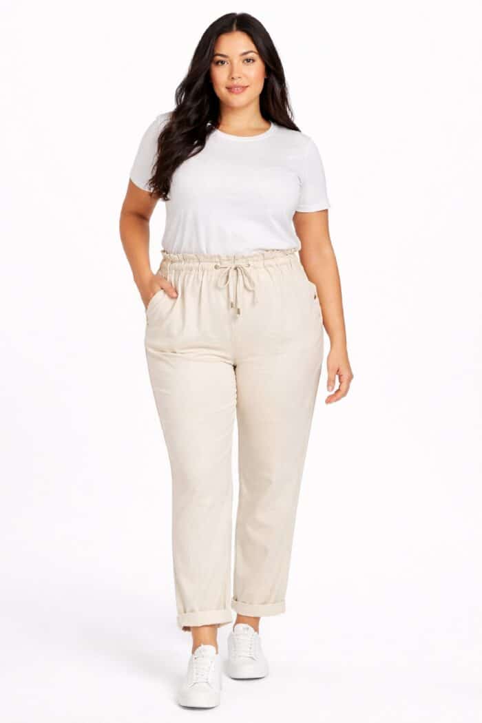 Pantalón Paula Beige