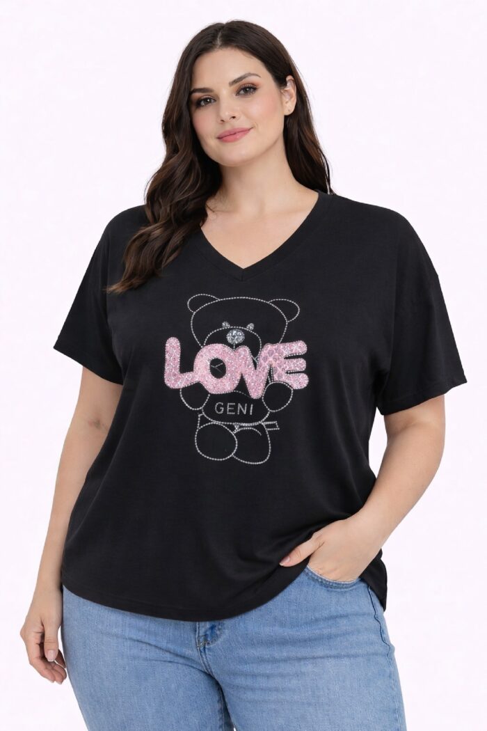 Camiseta Bear Negra