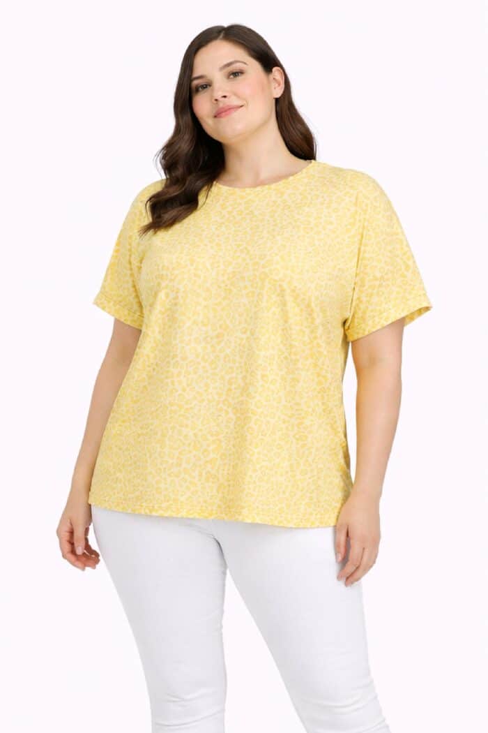 Camiseta Print Amarilla