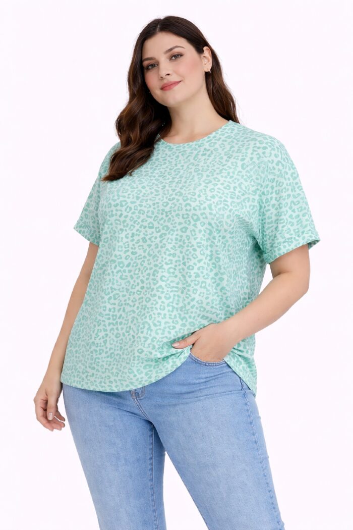 Camiseta Print Turquesa