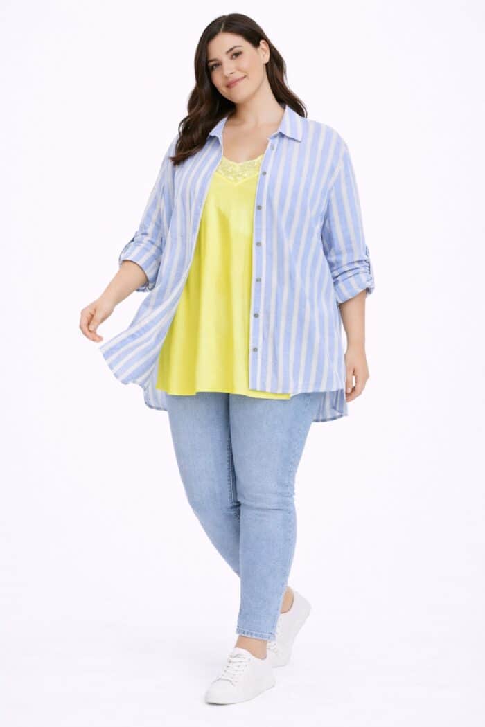 Camisa Oversize Venecia Azul