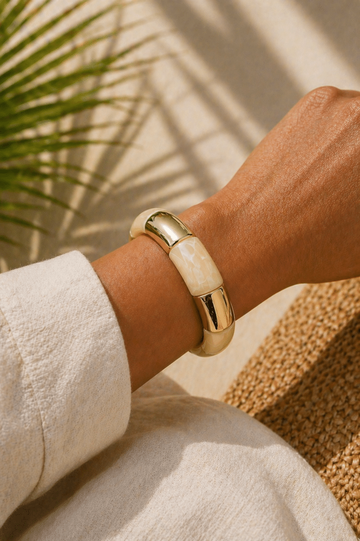 Pulsera Maldivas Beige