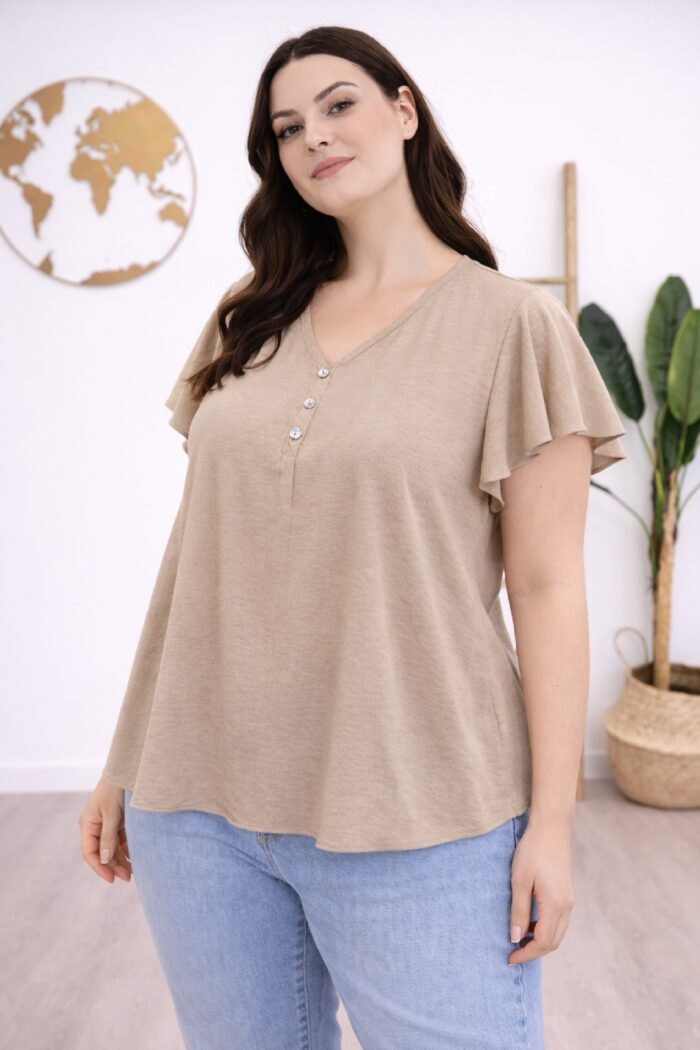 Blusa Malaga Visón