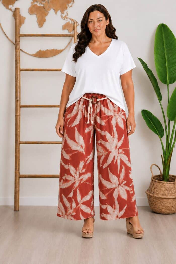 Pantalon Nuby Estampado Teja