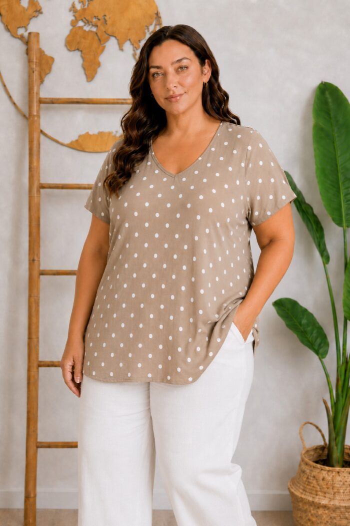 Blusa Andalucia Camel